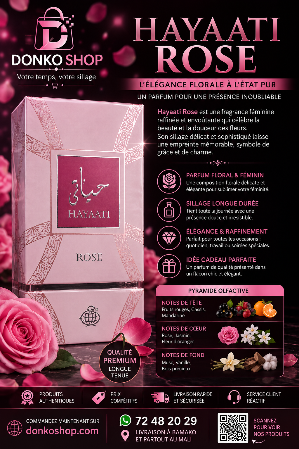 Hayaati – L'élégance florale au quotidien 🌹✨