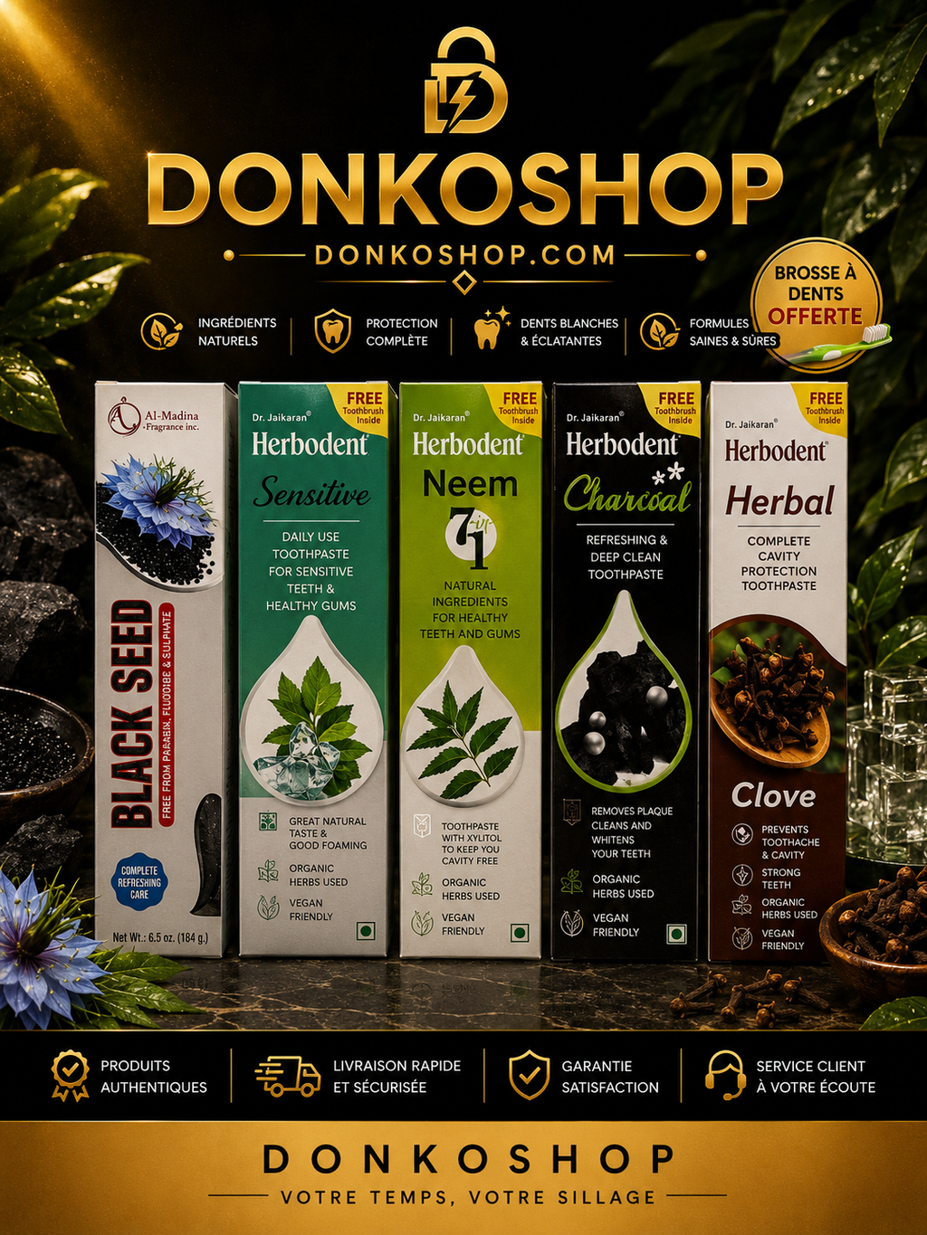 🦷 Herbodent – Des dents saines, naturellement !