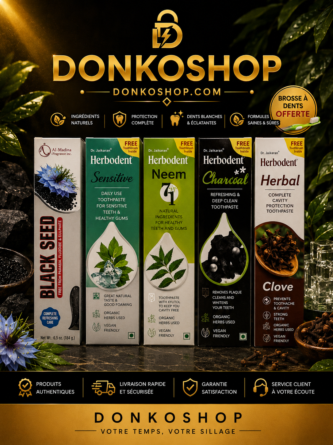 🦷 Herbodent – Des dents saines, naturellement !